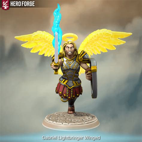 Gabriel Lightbringer Aasimar Paladin Who Is Ready To Fight For The Protection Of The Material