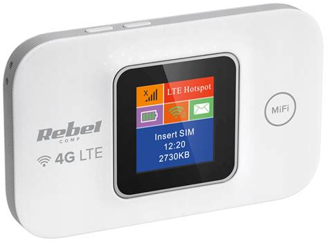 Mobilny router na kartę SIM REBEL MODEM MIFI LTE 4G WiFi microSD RB