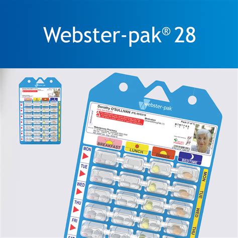 Webster Pak Medication Packs From Leaders Webstercare