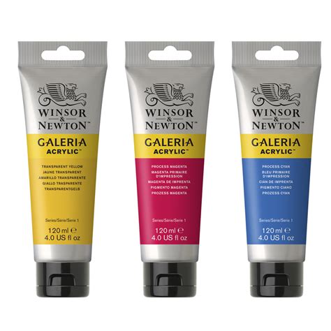 WINSOR NEWTON Acrílico Galeria 120 ml Carmesim 203 692850 em