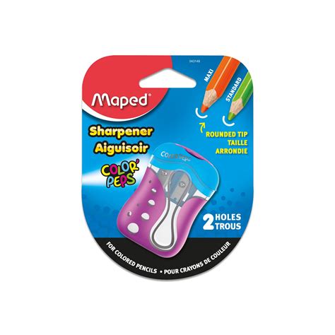 Maped Color Peps 2 Hole Colored Pencil Canister Sharpener Walmart