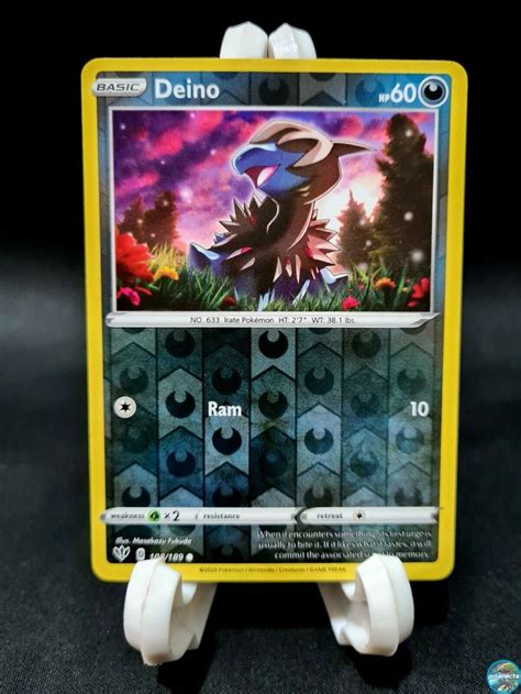 Pokemon Card DEINO 108 189 Reverse Holo Common DARKNESS ABLAZE EBay