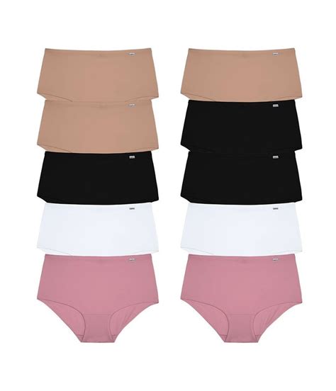 Kit Calcinhas Clássicas DelRio Mousse Preto Make lingerie br