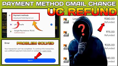 UC Refund Trick I D Ban Google Play Refund Trick BGMI Payment