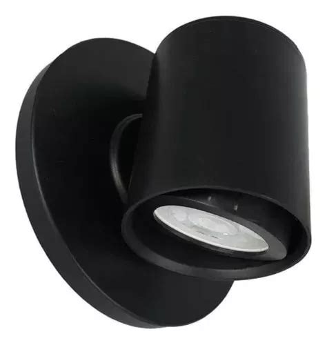 10x Arandela Direcionável Spot Área Externa 12cm Preto Frete grátis