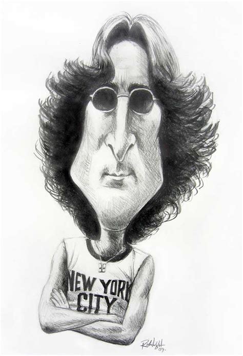 John Lennon Sm Caricatures By Rick