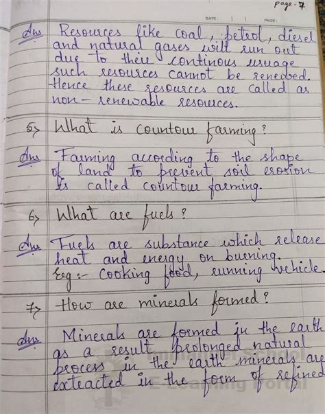 Class 5 Science Lesson No 2 Natural Resources Notes Date 23 09 2020 Immanuel Primary School