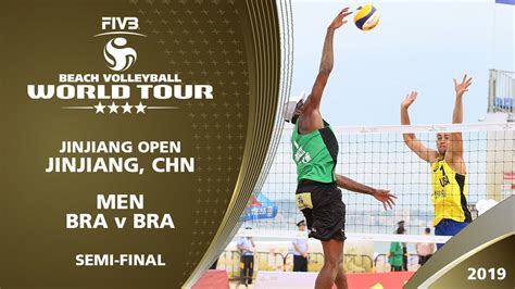 Men S Semi Final Bra Vs Bra Jinjiang Chn Fivb Beach