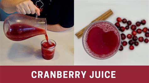 How To Make Cranberry Juice At Home Protect Your Heart And Brain The Frugal Chef Youtube