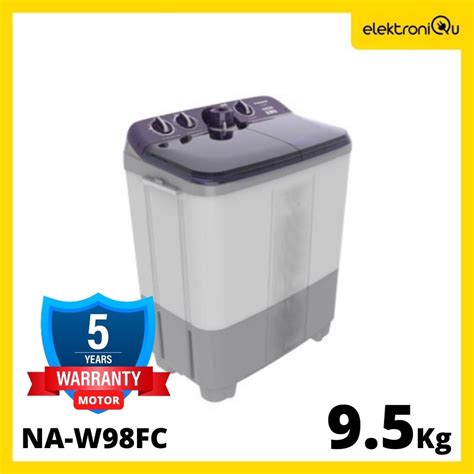 Jual MESIN CUCI PANASONIC NA W98FC 2 TABUNG 9 5 KG LOW WATT Shopee