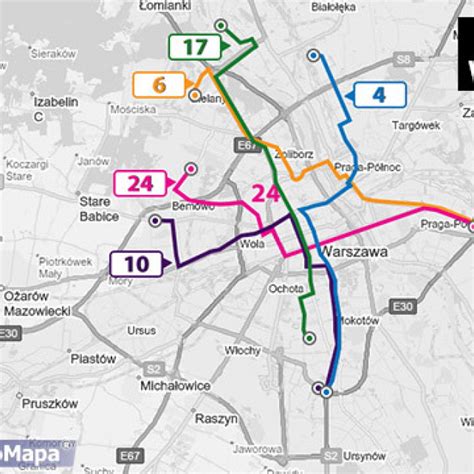 Datum Agitation Ung Nstig Tramwaje Warszawa Mapa Plakate Melone Bekommen