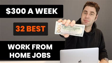 32 Best Work From Home Jobs To Earn Side Cash That Pay Well Youtube