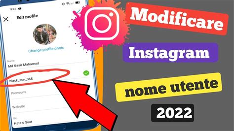 Come Cambiare Il Nome Utente Di Instagram Prima Di Giorni Modifica