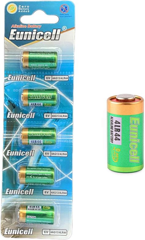 5 X 4LR44 4A76 4G13 SR1154 4SR44 6v Eunicell Alkaline Battery Batteries