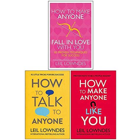 Leil Lowndes Collection 3 Books Set How To Make Anyone Fall In Love