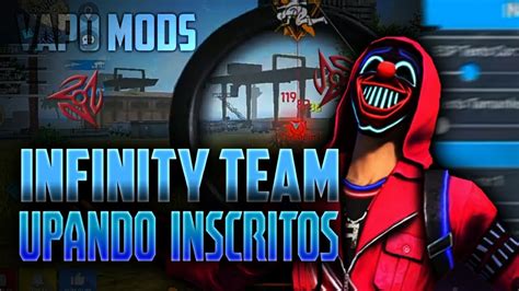 Free Fire Ao Vivo Upando Inscritos De Infinity Team Pegando Mestre Ao