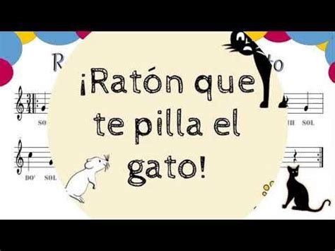 Ratón que te pilla el gato para flauta dulce YouTube Flauta