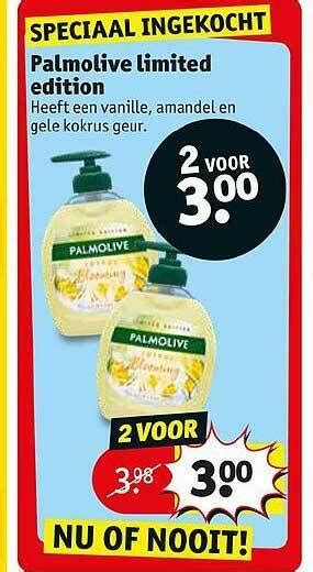 Palmolive Limited Edition Promotie Bij Kruidvat