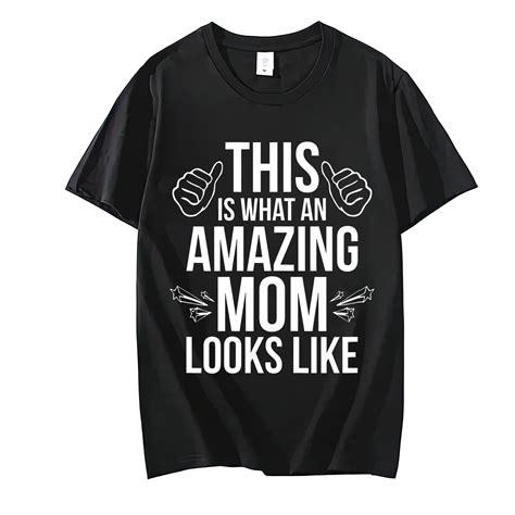 T Shirts For Women Mothers Day T This Is What An Amazing Mom Looks