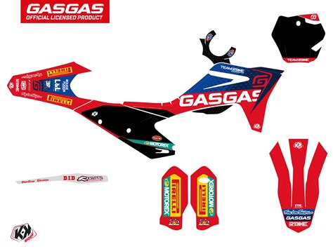 kit déco motocross gasgas replica team rbike série Kutvek