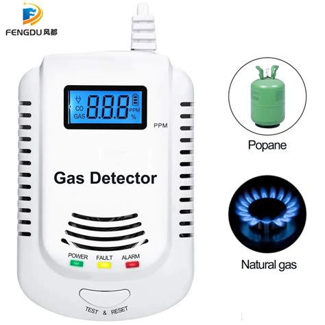 Kit De Alarma De Cocina Con DETECTOR De GAS Dispositivo Con Pantalla