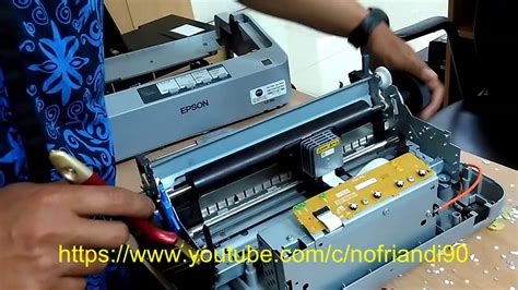 Disassembly And Repair Roll Epson Printer LX 310 YouTube