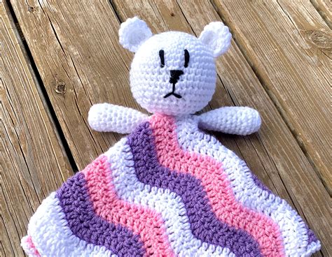 Bear Ripple Baby Lovey Free Crochet Pattern Okiegirlblingnthings