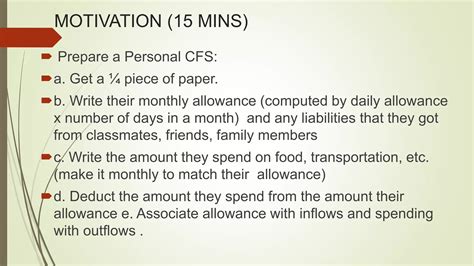 Cash Flow Statement Cfs Pptx