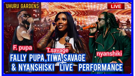 Uhuru Gardens Live Fally Ipupa Tiwa Savege Nyanshiski Live