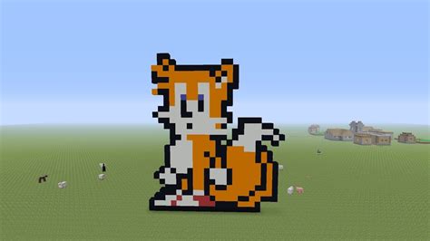 Tails Pixel Art Grid