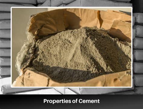 physical  chemical properties  cement