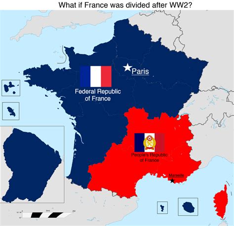 What If France Was Divided After WW2 R Maps