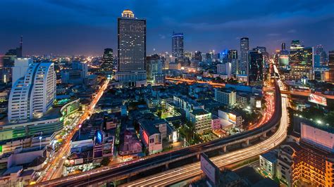 Bangkok Skyline Wallpaper 97421 - Baltana