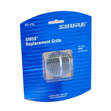 Se Systems Shure Rk143g Grille For Wired And Wireless Sm58