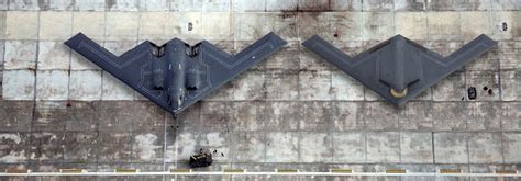 SNAFU!: Concept art depicting size difference of B-2 vs B-21