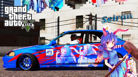 Honda Civic Ek Kanjo Edition Itasha Livery Gta Mods