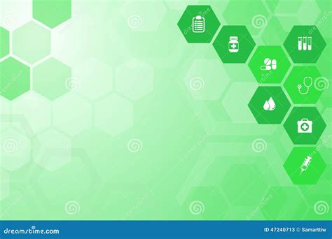 Medical Green Background Stock Vector - Image: 47240713