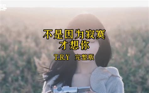 不是因为寂寞才想你T R Y完整版 哔哩哔哩