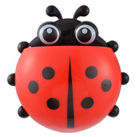 Muur Zuig Ladybird Tandenborstel Rack Kever Kinder Grandado