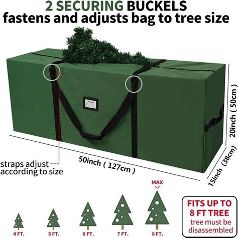 Ourwarm Christmas Tree Storage Bag Extra Large Heavy Duty Containers