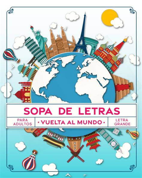 Buy Sopa De Letras Vuelta Al Mundo Pasatiempos Para Adultos En Espa Ol