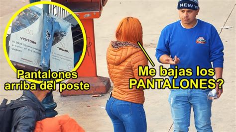 Me Puedes Bajar Los PANTALONES Bromas En La Calle Bufones Net