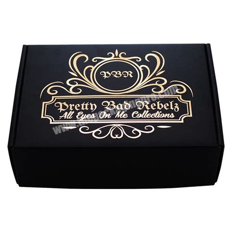 Low Moq Custom Logo Silver Gold Foil Stamping Mailing Gift Shipping