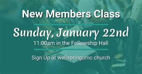 New Members Class 01 22 2023 Wellspring United Methodist Church