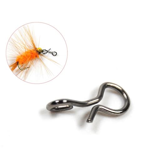 Pcs Fly Fishing Snap Quick Change For Hook Lures Black Color High