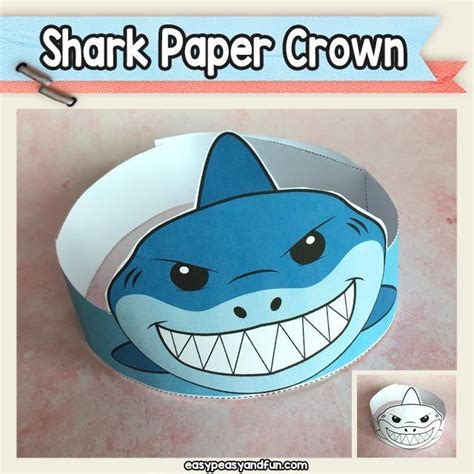 27+ Shark hat printable template ideas in 2021 | This is Edit