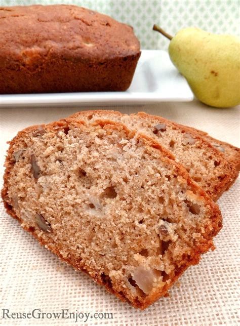 Spiced Pear Bread Recipe Great Fall Recipe