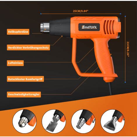 Pistolet Air Chaud Temp Pistolet Air Chaud Incl Buses