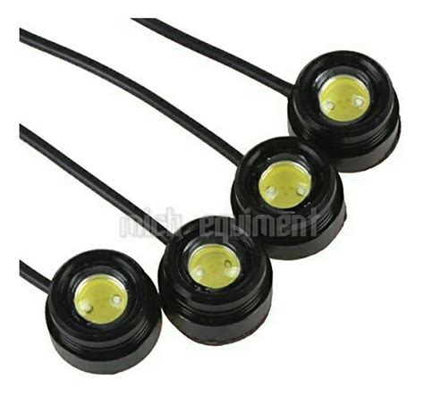 Estrobos Led Vias Con Control Remoto Moto Auto Blancos En