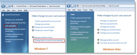 Differences Between Windows 7 And Vista User Account Management 4sysops